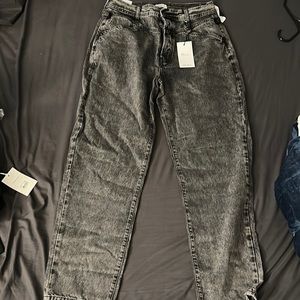 forever 21 denim pant washed black, never worn with tags.
